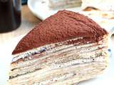 Gâteau de crêpes façon tiramisu