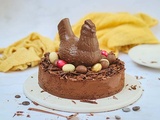 Gâteau de Pâques façon mousse au chocolat