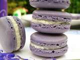 Macarons à la violette