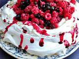 Pavlova aux fruits rouges