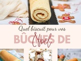 Quel biscuit choisir pour vos bûches roulées ? On compare tout