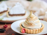 Tartelettes au chocolat meringuées