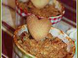 Crumble rhubarbe et pomme au gingembre