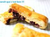 Brioches suisses avec de la pâte feuilletée