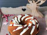 Bundt cake gingembre-citron et un peu de cranberries