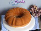 Bundt cake intensément vanille