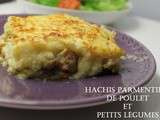 Hachis parmentier de poulet et petits légumes