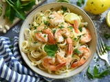 Linguine aux crevettes et citron pour une explosion de saveurs