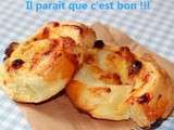 Petits pains aux raisins