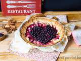 Tarte aux pommes et blueberry