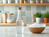 Vinaigre blanc et bicarbonate : un duo sans danger pour l’entretien de votre cuisine