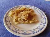 Crumble poire et céréales aux noix