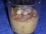 Sabayon poire et coing au jus de fruits