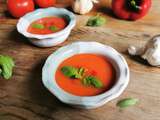 Gaspacho de tomates et poivrons