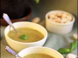 Soupe de courgettes au curcuma