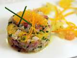 Tartare de bar aux agrumes