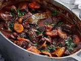 Traditionnel boeuf bourguignon