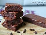 Fudgy vegan brownie