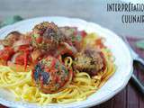 Spaghetti aux boulettes de kale