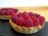 Tartelettes aux framboises