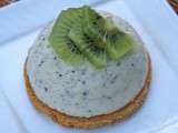 Bavarois de kiwis et son palet breton home made