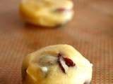 Cookies aux cranberries et chocolat blanc