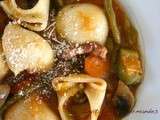 Minestrone aux conchiglies