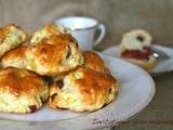 Scones aux cranberries et aux pommes