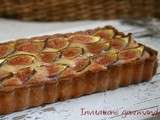 Tarte amandine aux figues, pâte sucrée à la fève tonka