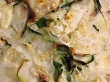 Courgette à la crème et parmesan