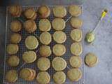 Biscuits diamants au thé matcha sans gluten