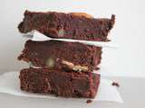 Brownie tout chocolat sans gluten