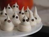 Meringues fantômes pour un Halloween sans gluten