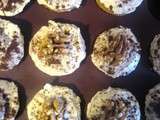 Cupcakes café et noix