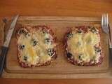 Pizza tartine