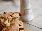 Biscuits aux abricots secs, chocolat et cannelle