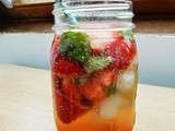 Mojito fraise sans alcool