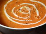 Potage de tomates et de mangue