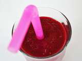 Smoothie betterave et framboises