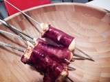 Thème : Corée : Brochettes au bœuf et au fromage