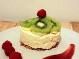 Cheesecake kiwi banane