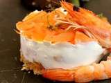 Cheesecake saumon crevettes