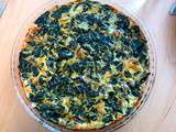 Frittata aux épinards et menthe fraîche