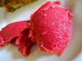 Sorbet à la framboise