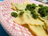 Tortelli saumon, roquette & pistache