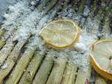 Asperges rôties au citron et parmesan