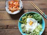 Bibimbap végétarien tout vert