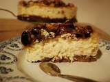 Cheesecake complètement décadent au praliné feuilleté et à la nougatine