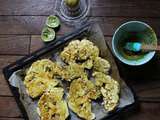 « Steaks » de chou-fleur au citron vert et aux épices