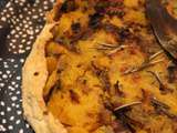 Tarte rustique de butternut, sauge et oignons confits